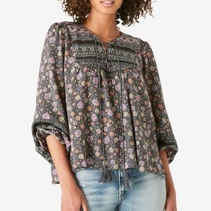 Lucky Brand Peasant Top